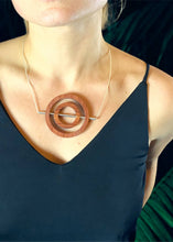 Load image into Gallery viewer, Iris Concentric Circle Necklace by Silverwood® jewellery - Bare Fashion
