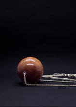 Load image into Gallery viewer, Gaia Giant Bead Long Necklace - Light Wood by Silverwood® jewellery - Bare Fashion
