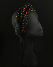 Load image into Gallery viewer, Multicolor Geometric Head Scarf in Cotton by JCN Fascinators - Bare Fashion

