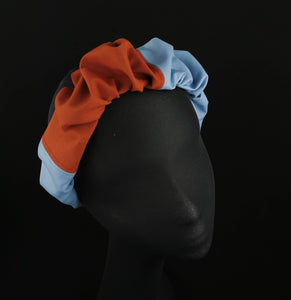 Elastic Headband in Vegan Leather and Jersey by JCN Fascinators - Bare Fashion