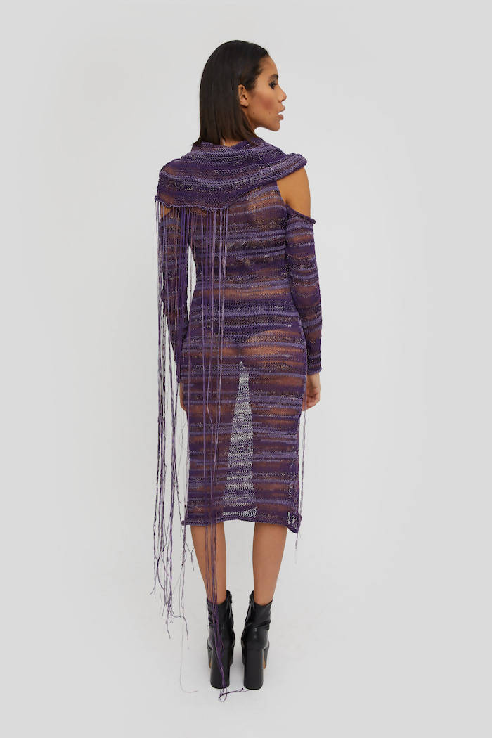 Purple Dream Dress by Sarah Regensburger - Bare Fashion
