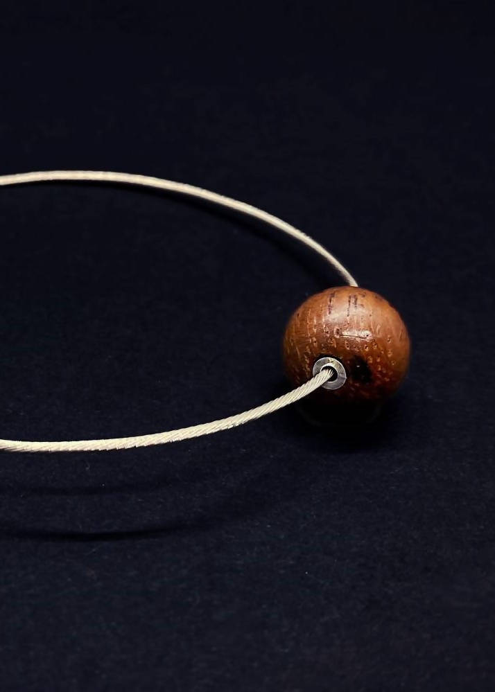Lana Small Red Bead Cable Bracelet - Unisex by Silverwood® jewellery - Bare Fashion