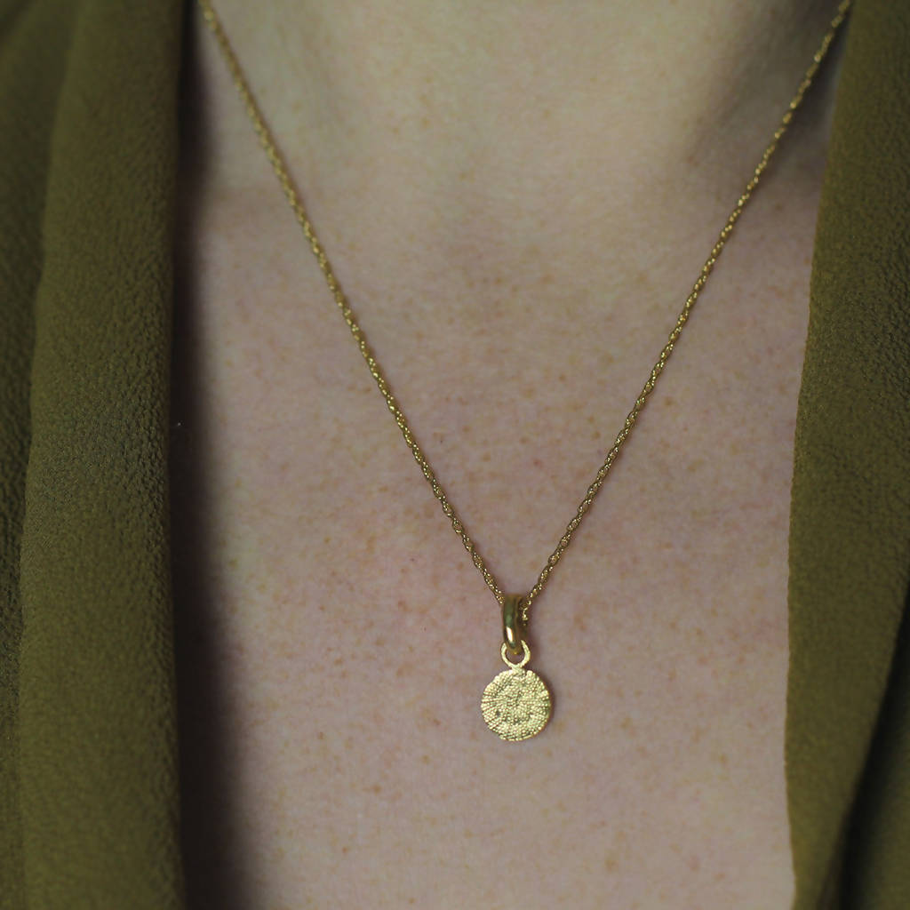 Round Tag Necklace by April March Jewellery - Bare Fashion